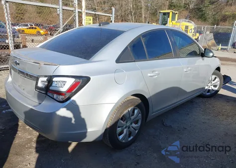 2015 Chevrolet Cruze L Manual from USA, damaged, VIN 1G1P15SG1F7247135